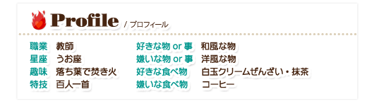 プロフィール